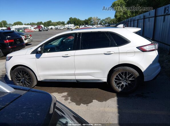 2FMPK4AP7GBB52518 2016 FORD EDGE Белый Панорамный вид салона 360°