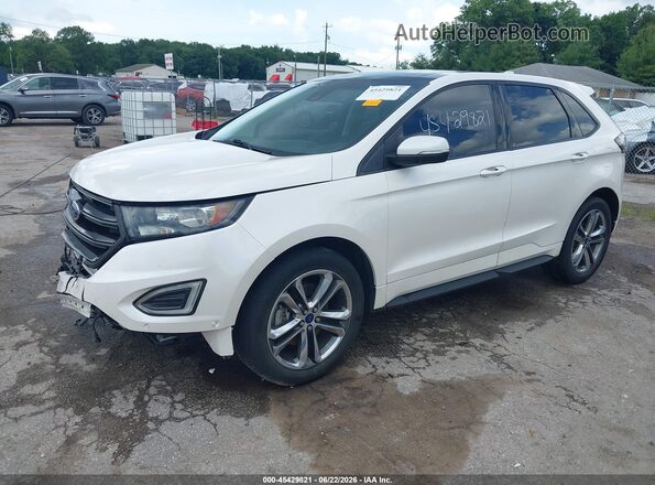 2FMPK4AP7HBB16412 2017 FORD EDGE White Front left