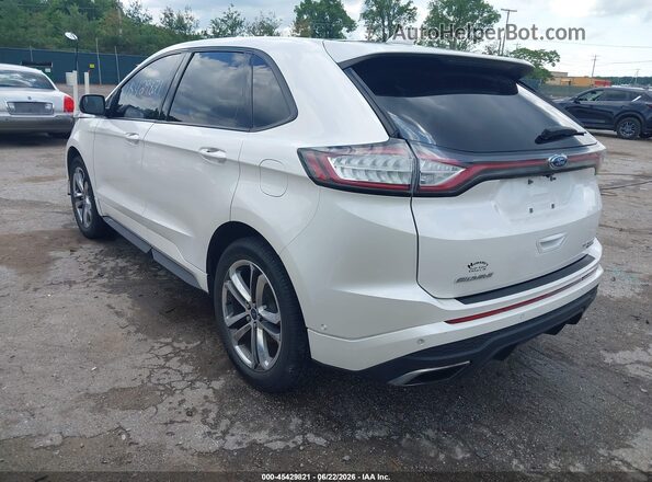 2FMPK4AP7HBB16412 2017 FORD EDGE White Rear left