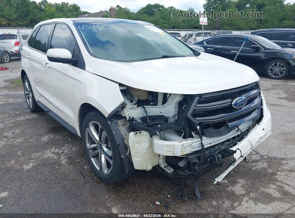 2FMPK4AP7HBB16412 2017 FORD EDGE White Front view