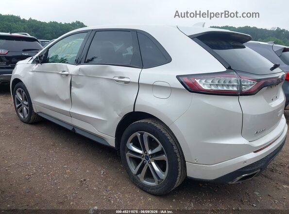 2FMPK4AP7HBC56623 2017 FORD EDGE White Tył lewy