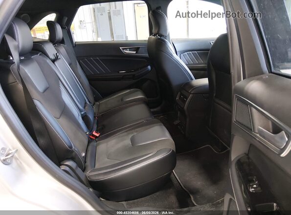 2FMPK4AP7KBB27773 2019 FORD EDGE Gray Vista de la etiqueta del VIN