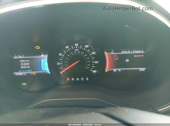 2FMPK4AP7KBB27773 2019 FORD EDGE Gray Vista de los asientos traseros