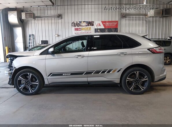 2FMPK4AP7KBB27773 2019 FORD EDGE Gray 