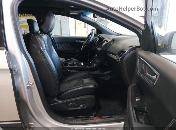 2FMPK4AP7KBB27773 2019 FORD EDGE Gray Vista interior delantera