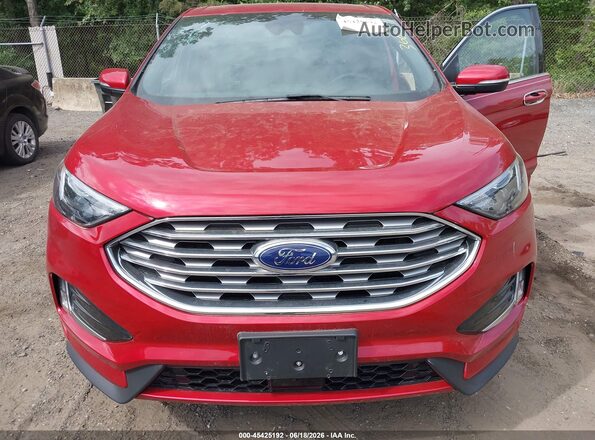 2FMPK4AP7PBA53746 2023 FORD EDGE Красный Вид спереди