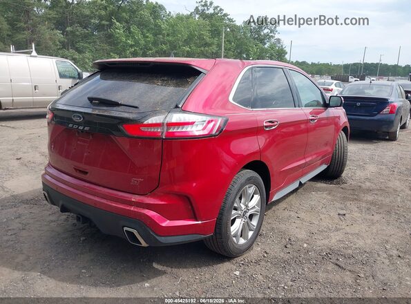 2FMPK4AP7PBA53746 2023 FORD EDGE Красный Задняя правая четверть