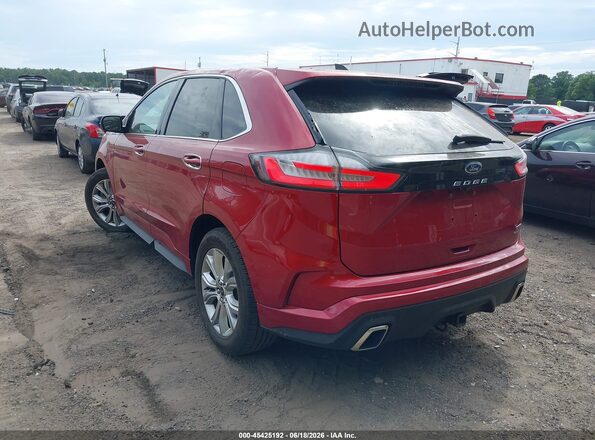 2FMPK4AP7PBA53746 2023 FORD EDGE Красный Задняя левая четверть