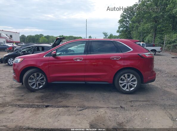 2FMPK4AP7PBA53746 2023 FORD EDGE Красный Панорамный вид салона 360°