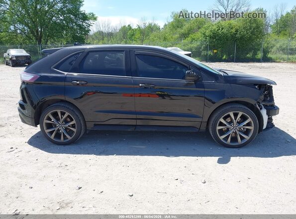 2FMPK4AP8GBB55735 2016 FORD EDGE Black Widok wnętrza 360 stopni