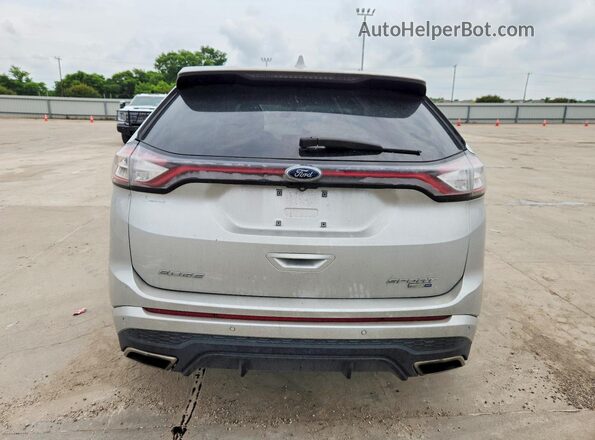 2FMPK4AP8JBC06920 2018 FORD EDGE Silver Rear view
