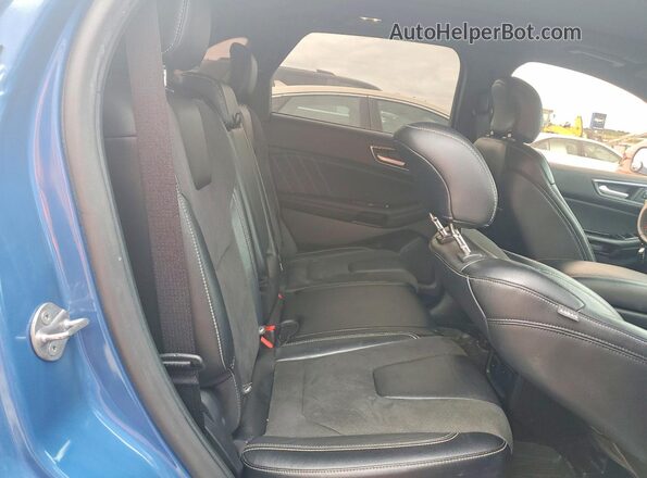2FMPK4AP8KBB28186 2019 FORD EDGE Синий Вид задней части салона
