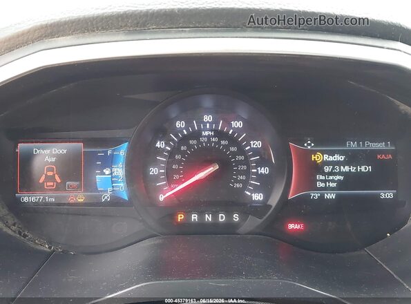 2FMPK4AP8KBB68980 2019 FORD EDGE Gray Հետևի նստատեղերի տեսք