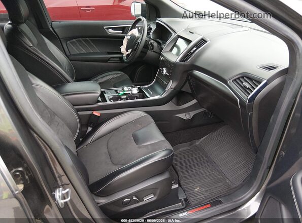 2FMPK4AP8KBC25386 2019 FORD EDGE Черный Вид салона спереди