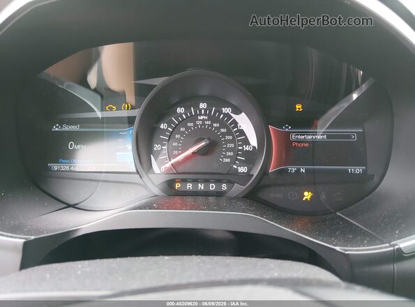 2FMPK4AP8KBC25386 2019 FORD EDGE Черный Вид задних сидений