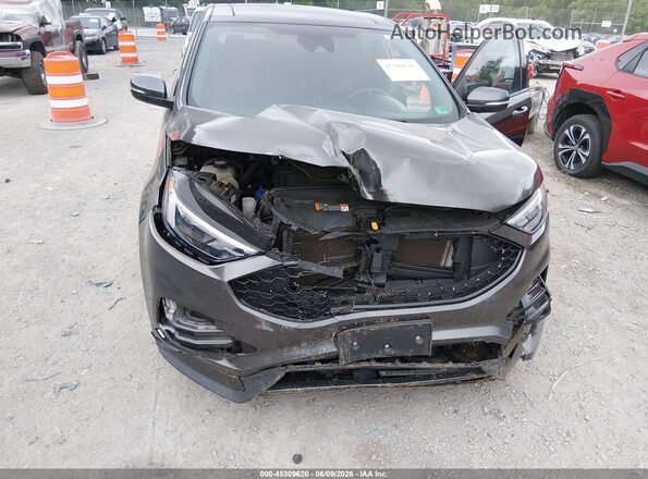 2FMPK4AP8KBC25386 2019 FORD EDGE Черный Вид спереди