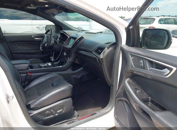 2FMPK4AP8KBC35559 2019 FORD EDGE White Front interior view