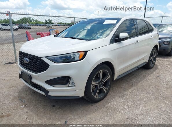 2FMPK4AP8KBC35559 2019 FORD EDGE White Front left