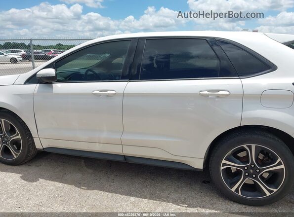 2FMPK4AP8KBC35559 2019 FORD EDGE White 360 interior view