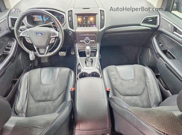 2FMPK4AP9GBB78036 2016 FORD EDGE Black Widok deski rozdzielczej