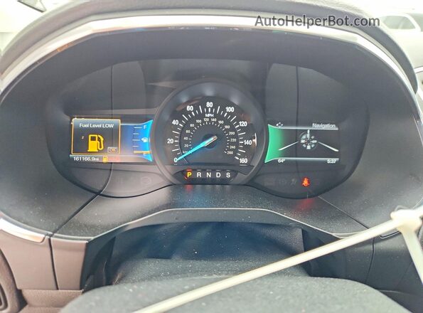 2FMPK4AP9GBB78036 2016 FORD EDGE Black Widok zestawu wskaźników