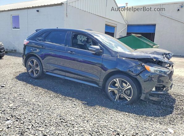 2FMPK4AP9KBB18928 2019 FORD EDGE Black Передня права чверть