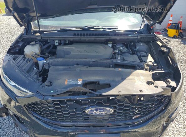 2FMPK4AP9KBB18928 2019 FORD EDGE Black Вид підкапотного простору