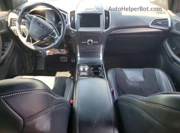 2FMPK4AP9KBB18928 2019 FORD EDGE Black Вид панелі приладів
