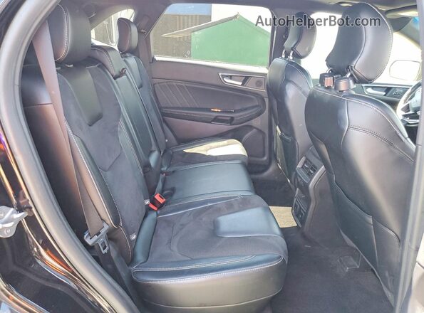 2FMPK4AP9KBB18928 2019 FORD EDGE Black Вид задньої частини салону