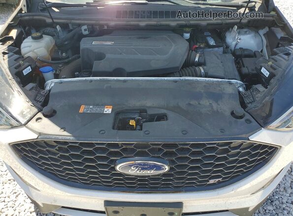 2FMPK4AP9KBC21900 2019 FORD EDGE White ძრავის განყოფილების ხედი