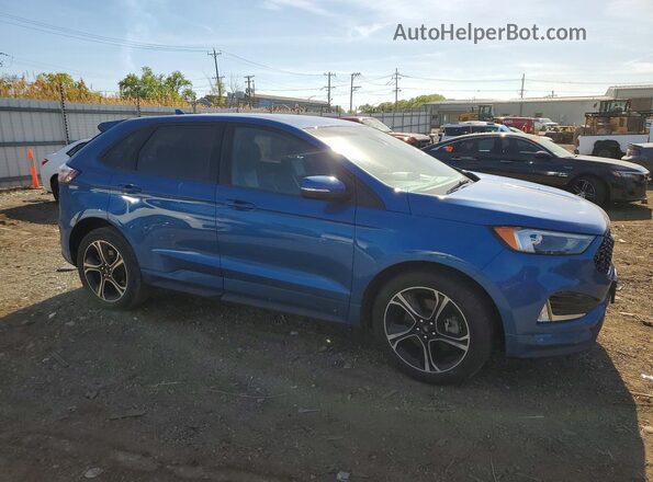 2FMPK4AP9LBA72938 2020 FORD EDGE Синий Передняя правая четверть