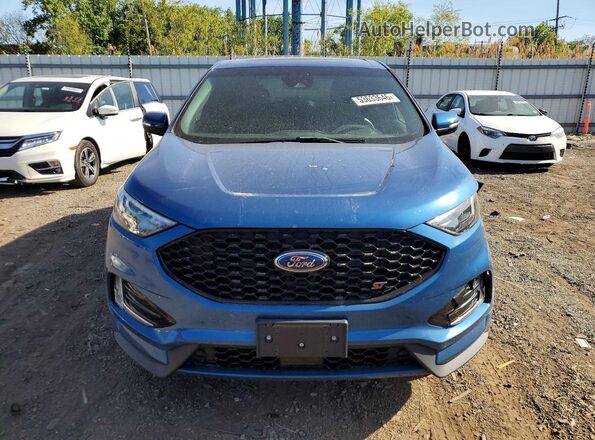 2FMPK4AP9LBA72938 2020 FORD EDGE Синий Вид спереди