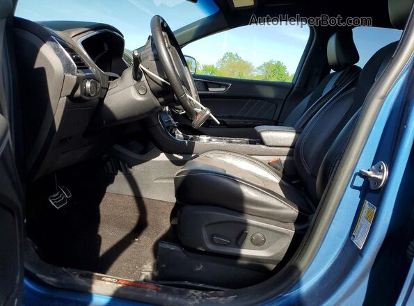 2FMPK4AP9LBA72938 2020 FORD EDGE Синий Вид салона спереди