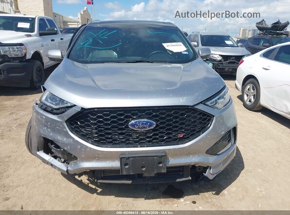 2FMPK4APXLBB28742 2020 FORD EDGE Silver Widok wnętrza z tyłu