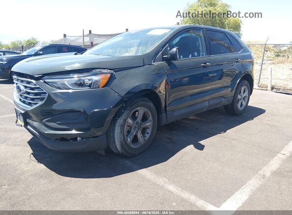 2FMPK4G90NBA18990 2022 FORD EDGE Green Առջևի ձախ երեք քառորդ տեսարան