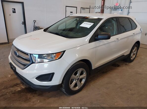 2FMPK4G91JBC53134 2018 FORD EDGE White Front left