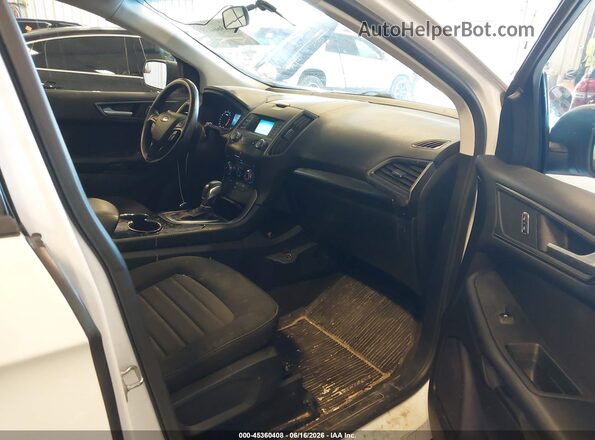 2FMPK4G91JBC53134 2018 FORD EDGE White Front interior view