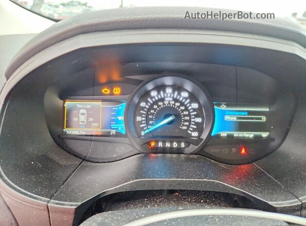2FMPK4G91NBA29805 2022 FORD EDGE Black Սարքավորումների վահանակի տեսք