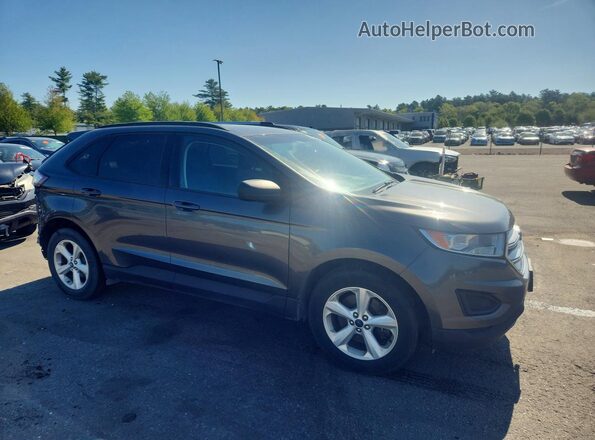 2FMPK4G92GBB16809 2016 FORD EDGE Gray Front right