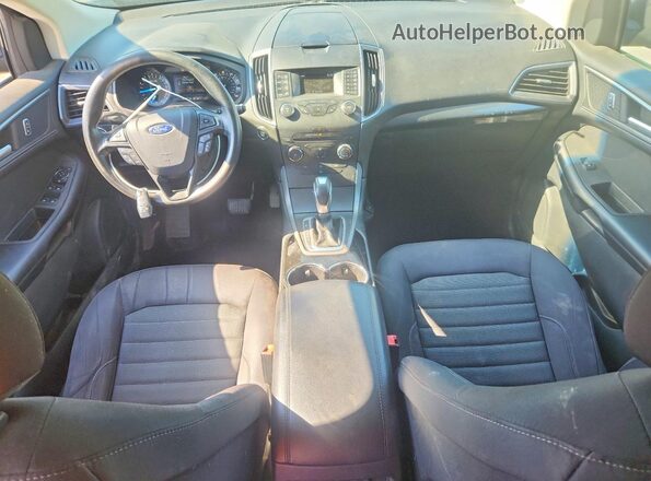 2FMPK4G92GBB16809 2016 FORD EDGE Gray Dashboard view