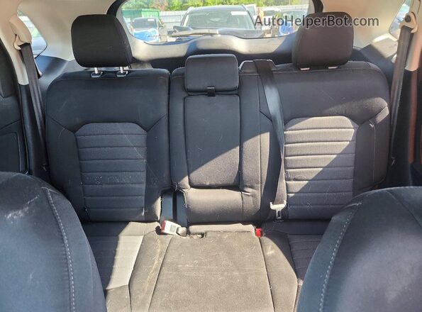 2FMPK4G92GBB16809 2016 FORD EDGE Gray Rear seats view