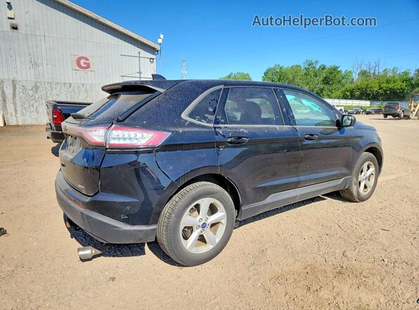 2FMPK4G92HBC56408 2017 FORD EDGE Black Tył prawy