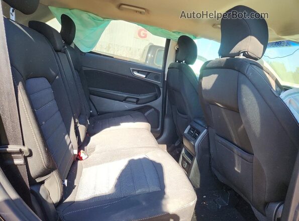 2FMPK4G92HBC56408 2017 FORD EDGE Black Widok wnętrza z tyłu