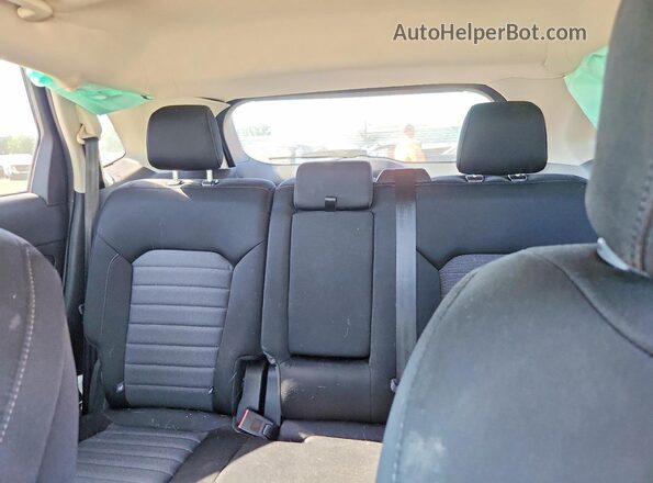 2FMPK4G92HBC56408 2017 FORD EDGE Black Widok tylnych siedzeń
