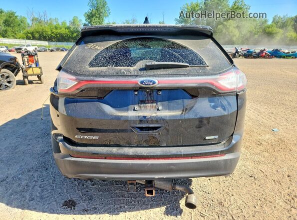 2FMPK4G92HBC56408 2017 FORD EDGE Black Widok z tyłu