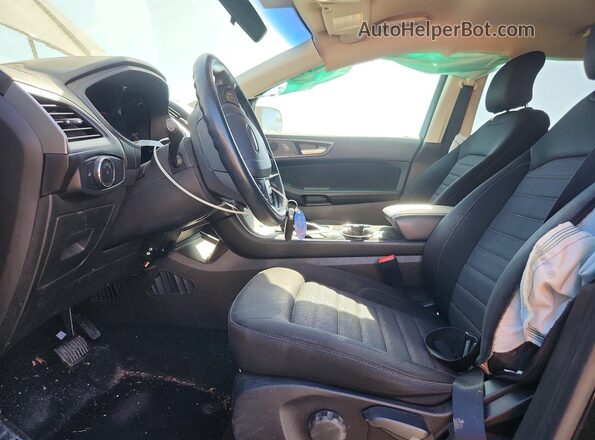 2FMPK4G92HBC56408 2017 FORD EDGE Black Widok wnętrza z przodu