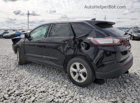 2FMPK4G92JBB63104 2018 FORD EDGE Black Հետևի ձախ