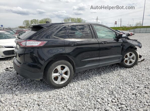 2FMPK4G92JBB63104 2018 FORD EDGE Black Հետևի աջ