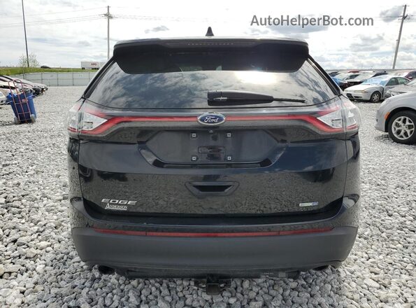 2FMPK4G92JBB63104 2018 FORD EDGE Black Հետևի տեսք