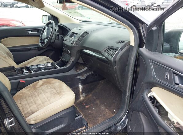 2FMPK4G92KBB42321 2019 FORD EDGE Black Vista interior delantera